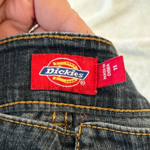 Women’s Dickies Classic Low Waist Denim Jeans Sz 11 work pants - Picture 2 of 3